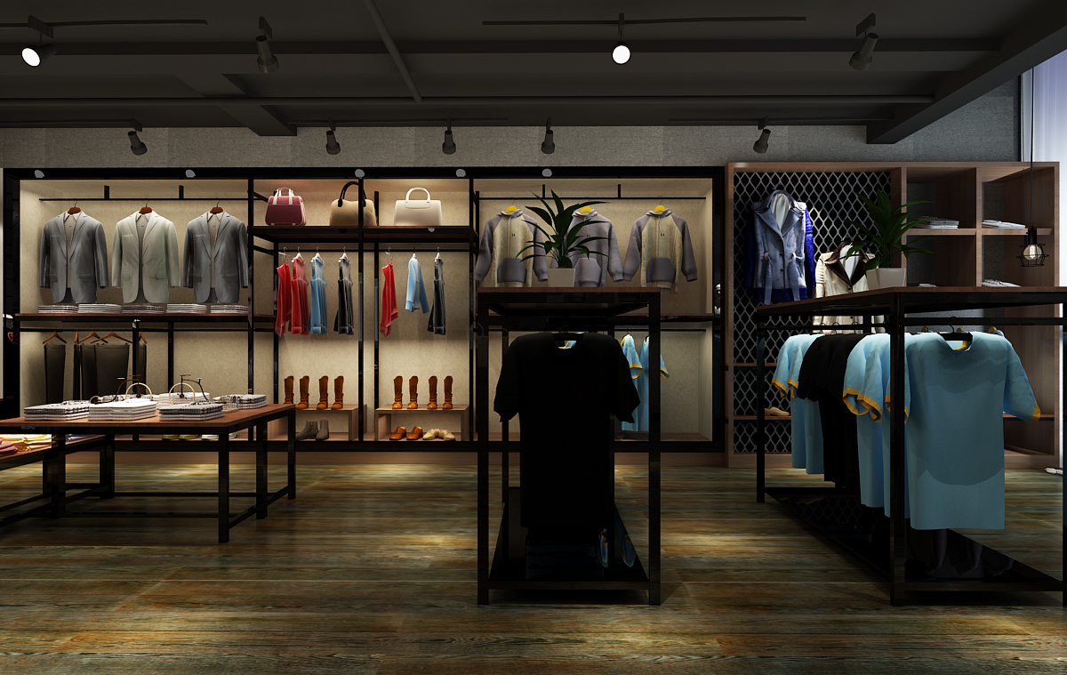 南昌中高檔服裝店裝修設計 江西騰坤建筑裝飾的時尚空間營造